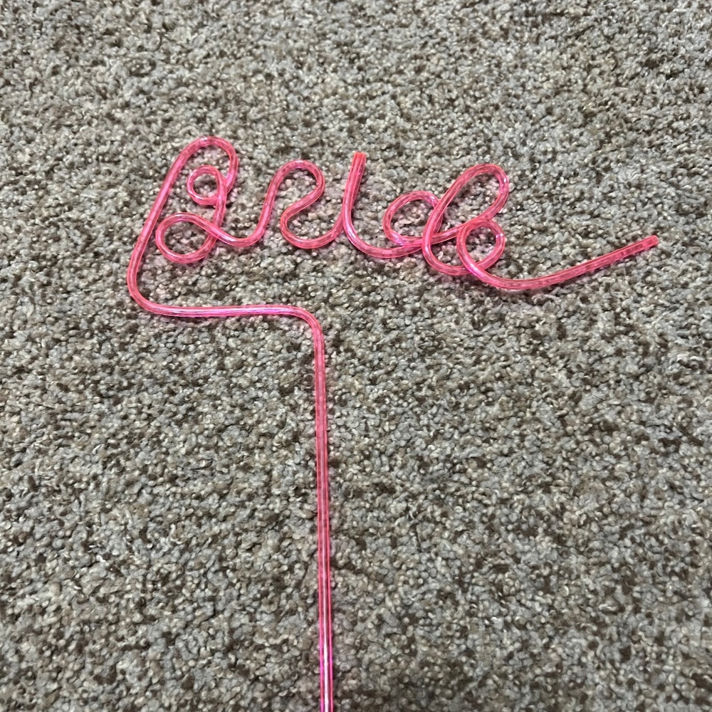 Bride straw